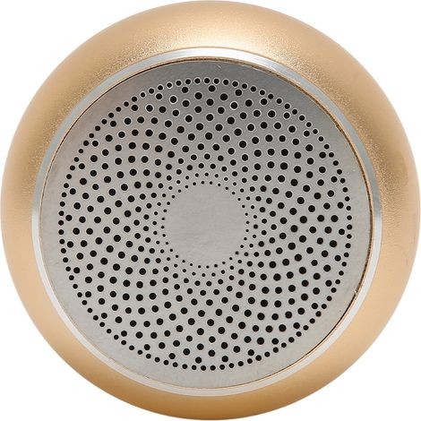 Enceinte Bluetooth compacte et discrète, étanche IP67, sans fil et portable, idéale pour la douche, le vélo ou la voiture (couleur or). (1/5)