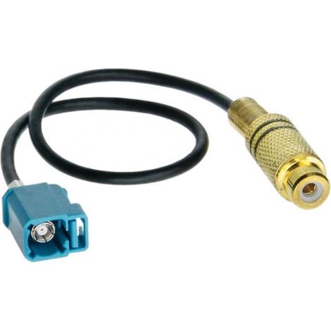 Adaptateur camera de recul FAKRCA1 Fakra femelle RCA femelle