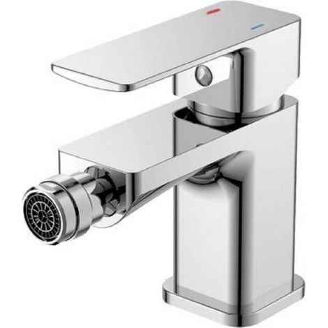 Miscelatore rubinetto per bidet bagno in ottone cromato + piletta SHAPE 87115