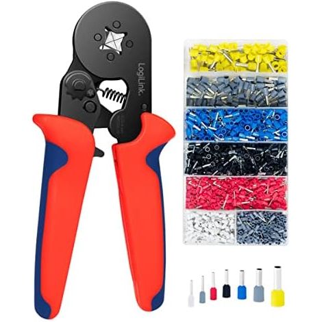 Logilink Pinza Crimpatrice WZ0068 rossa blu nera (1/5)