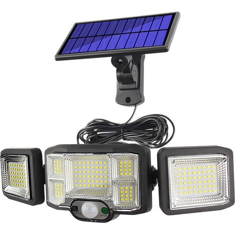 Solar Powered Security Wall Lights, 3 Modes Outdoor Lights, Waterproof Solar Powered Security Lights for Front Door, Garage, Patio, Deck (1/5)