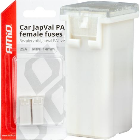Fusibili per auto femmina Japval PAL, 2 pezzi, 25A, amio-03436 (1/5)