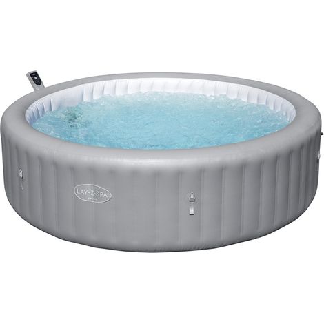 Bestway – Spa gonflable rond 4 à 8 places – 236 x 71 cm – Avec couverture et cartouche – Lay-Z-Spa Hawaii (1/5)