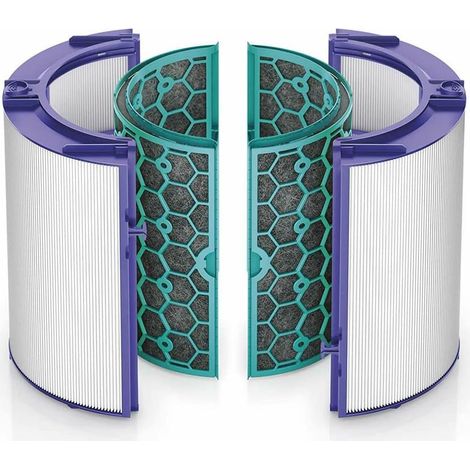Paxanpax Luftreiniger HEPA und Filter mit Aktivkohle für Dyson HP04 Pure Hot + Cool Luftreiniger, Heizlüfter & Ventilator TP04 Pure Cool Tower, DP04 Pure Cool Desk Type (2er-Pack) (1/5)
