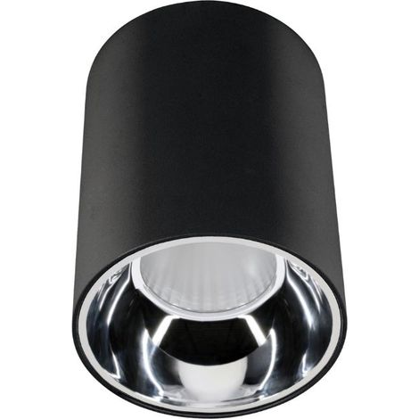 Spot LED en Saillie Applique Plafond 30W IP44 Noir - Blanc Chaud 2300K - 3500K - SILAMP