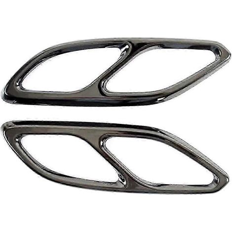 Pour Mercedes-Benz CLA Classe C118 W118 (2020-2023) : cache-silencieux arrière, garniture de pot d'échappement, accessoires extérieurs - A (1/5)