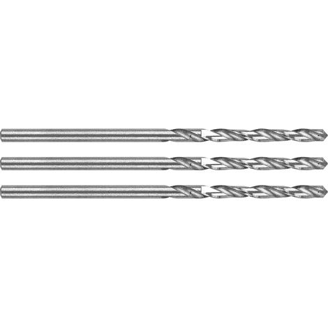 Punte da trapano in acciaio rapido HSS per metallo, DIN 338, 1,5 mm, 3 pezzi. (1/5)