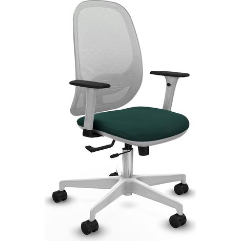 Silla de oficina piqueras y crespo Cilanco blanco ergonómica (1/2)