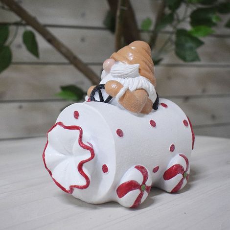 Nain De Jardin - Statue En Résine Pour Extérieur - Décoration De Noël - Figurine De Santé Festive - Lot De 1 (1/3)