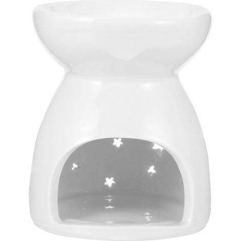 1 Brûleur d'huiles essentielles en céramique, design élégant, grand réservoir, pour maison et bureau (1/5)
