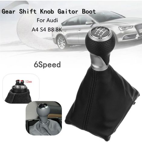 6-Speed Manual Gear Shift Knob For Audi A4 S4 B8 8K S-Line