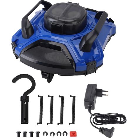 Robot Nettoyeur de Piscine sans Fil IPX8 aspirateur de Piscine Auto-stationnement Batterie 5000mAh Aspiration puissante pour piscines Plates (1/5)