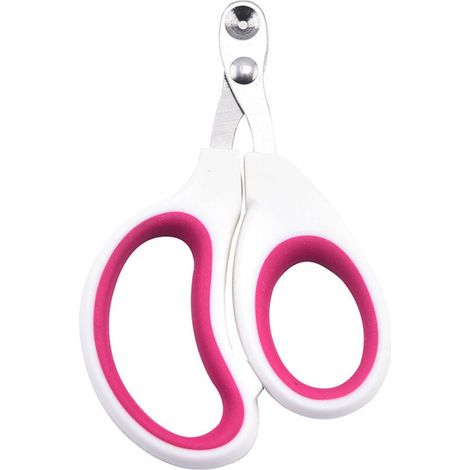 Pratique à Utiliser,COUPE AVEC PRÉCISION, Très bon coupe griffes pour les chats,Simple à Utiliser pour un Novice-Rose rouge