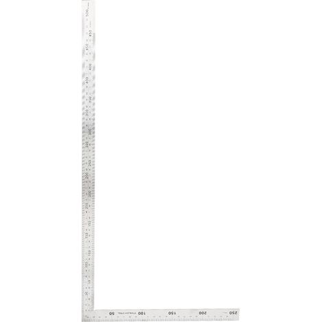 GARRYFIZH Équerre de mesure à angle droit 90 degrés en acier inoxydable 500 x 250 mm (02) (1/5)