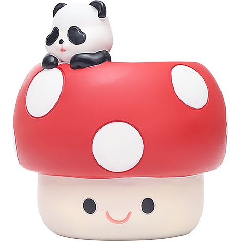 Pot de fleurs en résine créatif champignon pour succulentes, bureau et workstation - Panda