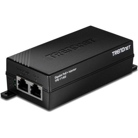 Inyector PoE trendnet tpe-114gi 30W Gigabit Auto detección