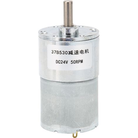 Motoréducteur à engrenages, réducteur, équipement de commande industrielle, fournitures 50 tr/min, 24 V CC, 37B530