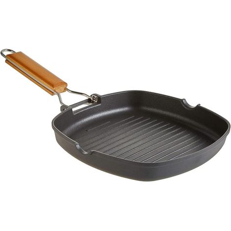 wecook grill rayas 28x28 cm ecostone 5 mm antiadherente teflon induccion 11001