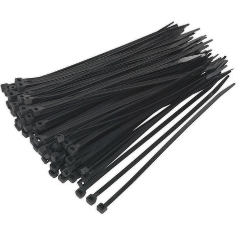 Sealey Cable Tie 200 x 4.8mm Black Pack of 100 CT20048P100