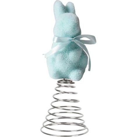 Lapin de Pâques Décoration d'arbre Ornement Lapin Printanier Mousse Topper Flocké Lapin Pour Arbre Pour Maison Ferme Fête Cheminée Buffet Porche Panier Réunion Célébration (1/5)