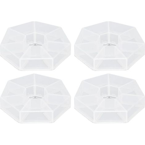 Boîte de rangement 7 compartiments en plastique transparent pour pêche, bijoux et pilules (1/5)
