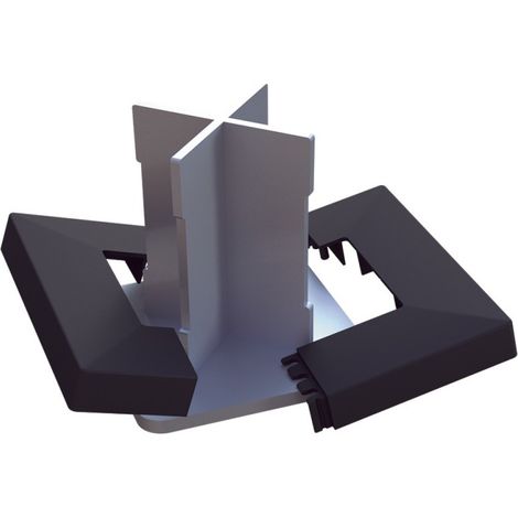 Nortene – Cache esthétique TAP BASFIX marron – Polypropylène – Dimensions 12,5 x 12,5 x h.2 cm – Traitement anti-UV