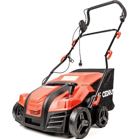 CEDRUS WE40 - 2-in-1 Elektro-Vertikutierer, 2000 W, Arbeitsbreite de 40 cm, Fangkorb de 55 l, Tiefeneinstellung de in 6 Stufen, für Rasenflächen de bis 1500 m².