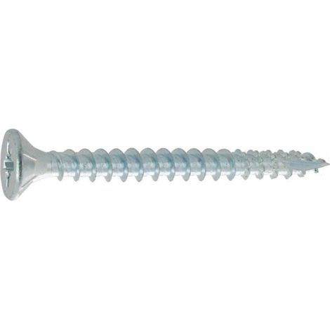 Vis à bois agglomérés tête fraisée à pointe cutting 4,5X30 boîte de 500 ULTIMA AFB101AC4530