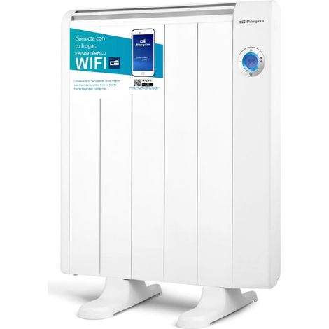 Emisor térmico eficiente 5 elementos Orbegozo, 800W, WiFi control por app, temperatura 7-35ºC, Calefactor eléctrico (1/4)