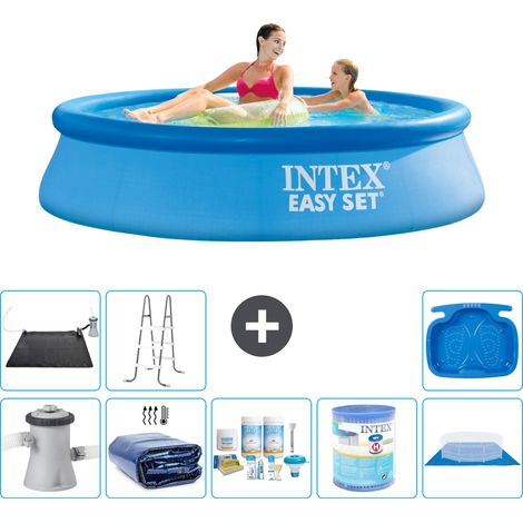 Intex Piscine Easy Set Ronde - 244x61 cm - 9-pièces S30804 (1/5)