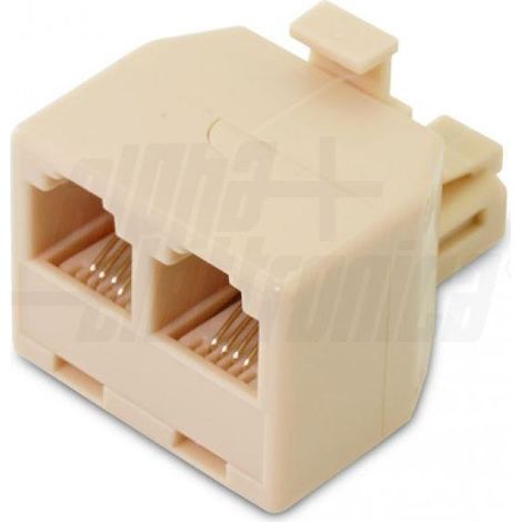 Adattatore telefonico alpha elettronica modulare rj45 8p8c- 94-392 (1/2)
