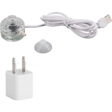 Lampe LED à bulles colorées étanche pour aquarium (110-220 V) - Accessoires pour aquarium (États-Unis) (1/5)