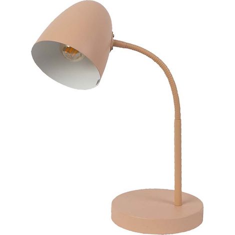 Tischlampe Schreibtischleuchte Nachttischlampe champagner Spot beweglich H 40 cm