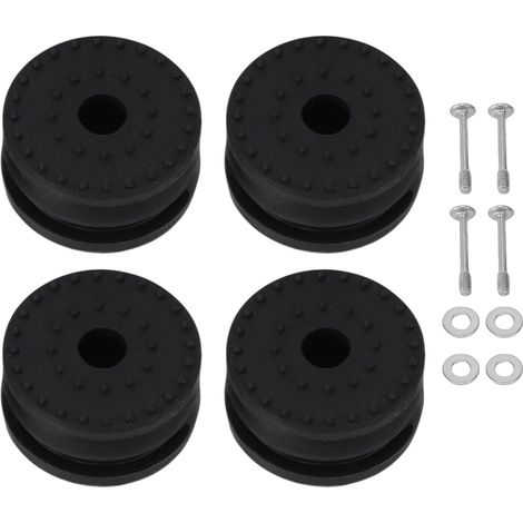 Lot de 4 pieds anti-vibrations compatibles avec l'imprimante 3D Bambu Lab H2D : patins en caoutchouc absorbant les chocs, avec vis et rondelles. (1/5)