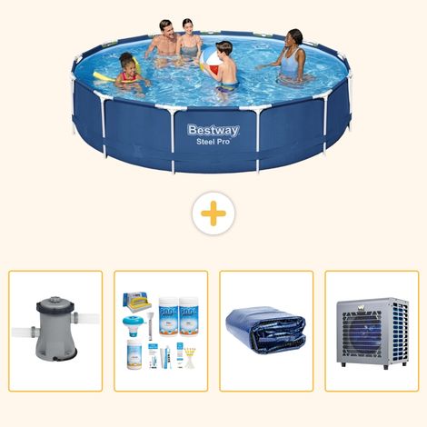 Bestway Bestway Steel Pro Ronde - 396x84 cm - 5-pièces S302 (1/5)