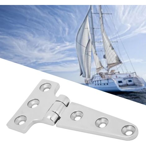 Charnières en acier inoxydable en forme de T pour bateaux, robustes et durables (54x100mm) (1/5)