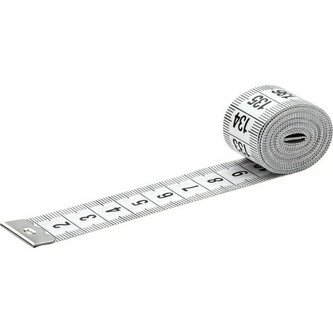 Mètre ruban double face pour mesures corporelles, 205cm, 800 pouces (1/5)