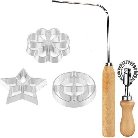 Rosetten-Timbale-Set, Lotusblumen-Bunuelos-Keksform - Fotofarbe