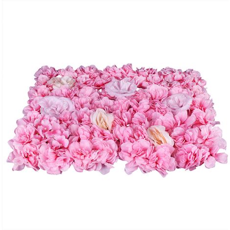12 Stück Kunstblumenwand Diy Dekor Seidenblume Blumenwand Für Hintergrunddekoration 60x40cm
