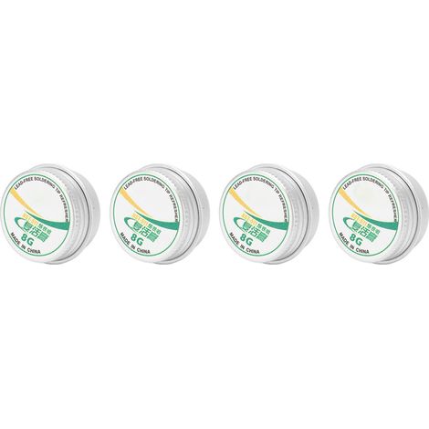 4 Stück Lötspitzenreinigungspaste, Zinnpulver, reinigt oxidierte Lötspitzen, 8 g (1/5)