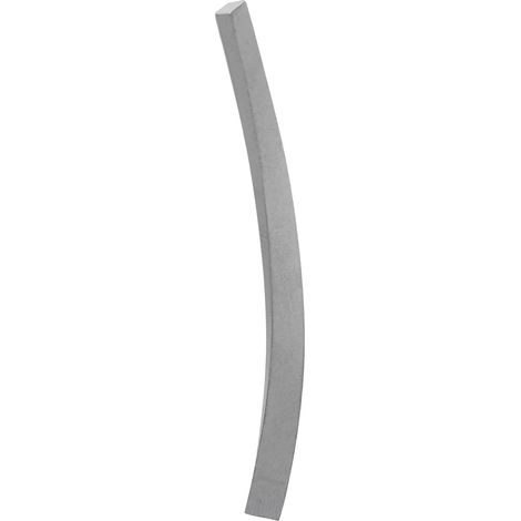 Barre en acier tungstène spiralée 6070, tige droite transformée en forme hélicoïdale, dimensions 80x3,1x5,6 mm, usage industriel, lot unique. (1/5)