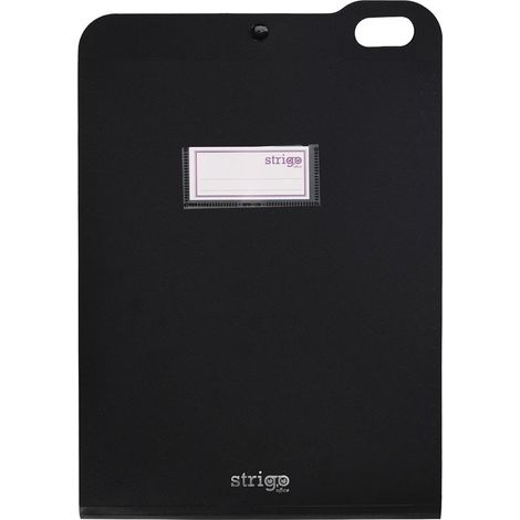 Cartella Vfile A4 con 5 divisori, colore nero Strigo
