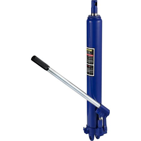 Vérin Hydraulique Long pour Grue d'Atelier 8 Tonnes Levage Moteur 66-116 cm Course 50 cm en Acier (1/5)