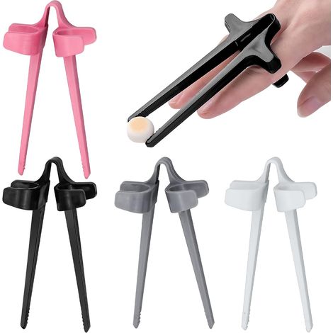 Lot de 4 baguettes mains libres Gamer Finger Lazy Artefact No Dirty Hands Food Clip (1/5)