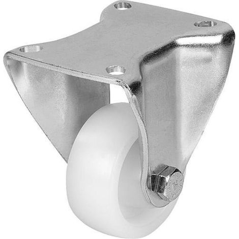 KIPP Bockrolle ohne Feststellsystem Polyamid Stahl 125 x 40 mm