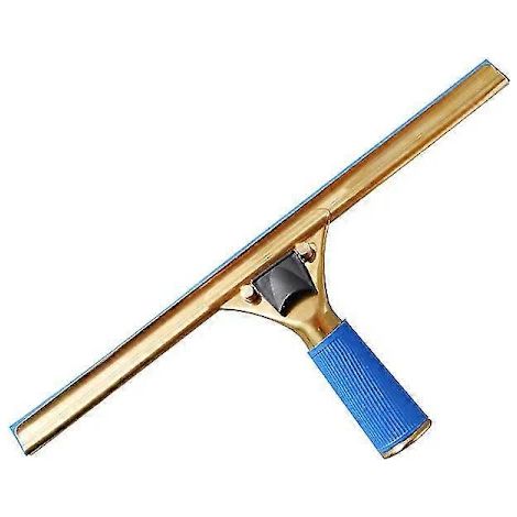 Raclette à vitres professionnelle pour usage commercial, outil de nettoyage pour portes de douche, fenêtres et vitres de voiture, 1 pièce - Or (1/5)