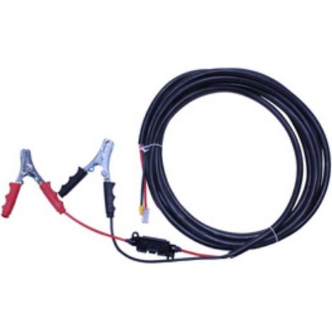 CABLE ELECTRIQUE AVEC PINCES LONGUEUR 6M SECTION 2x4MM² RENSON