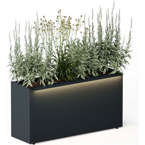 Herstera Garden Metal Planter 30 100x30x50cm SET (1/5)