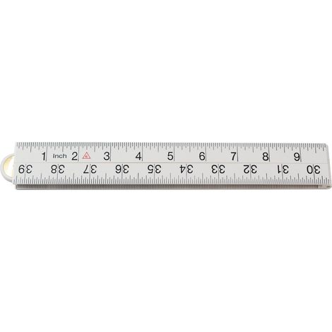 Hultafors 201504 G64-1-4-18VI ABS Plastic Folding Rule 1m HUL201504