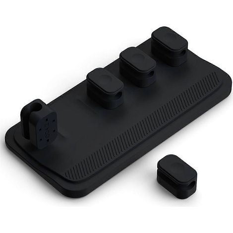 Organisateur de câble magnétique pour souris, serre-câble de bureau, protège-câble, enrouleur de câble, support de câble de charge USB fixe (1/4)